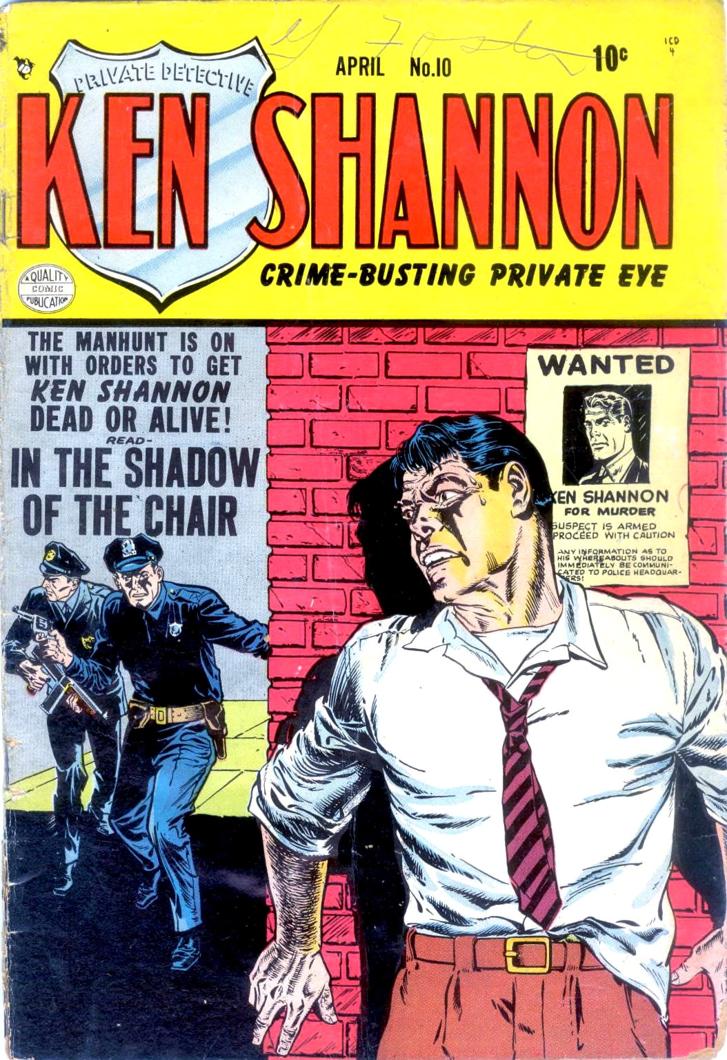 Ken Shannon #10 cover
