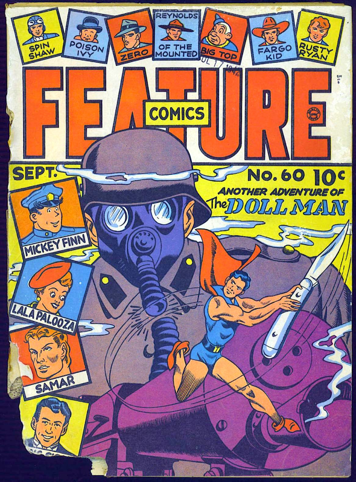 Feature Comics #60 cover