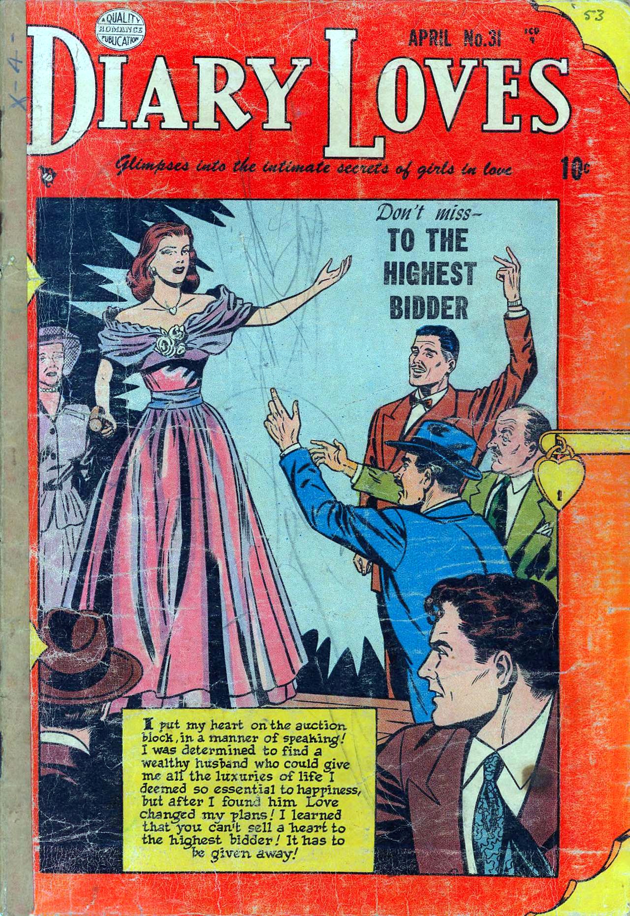 Diary Loves #31 cover