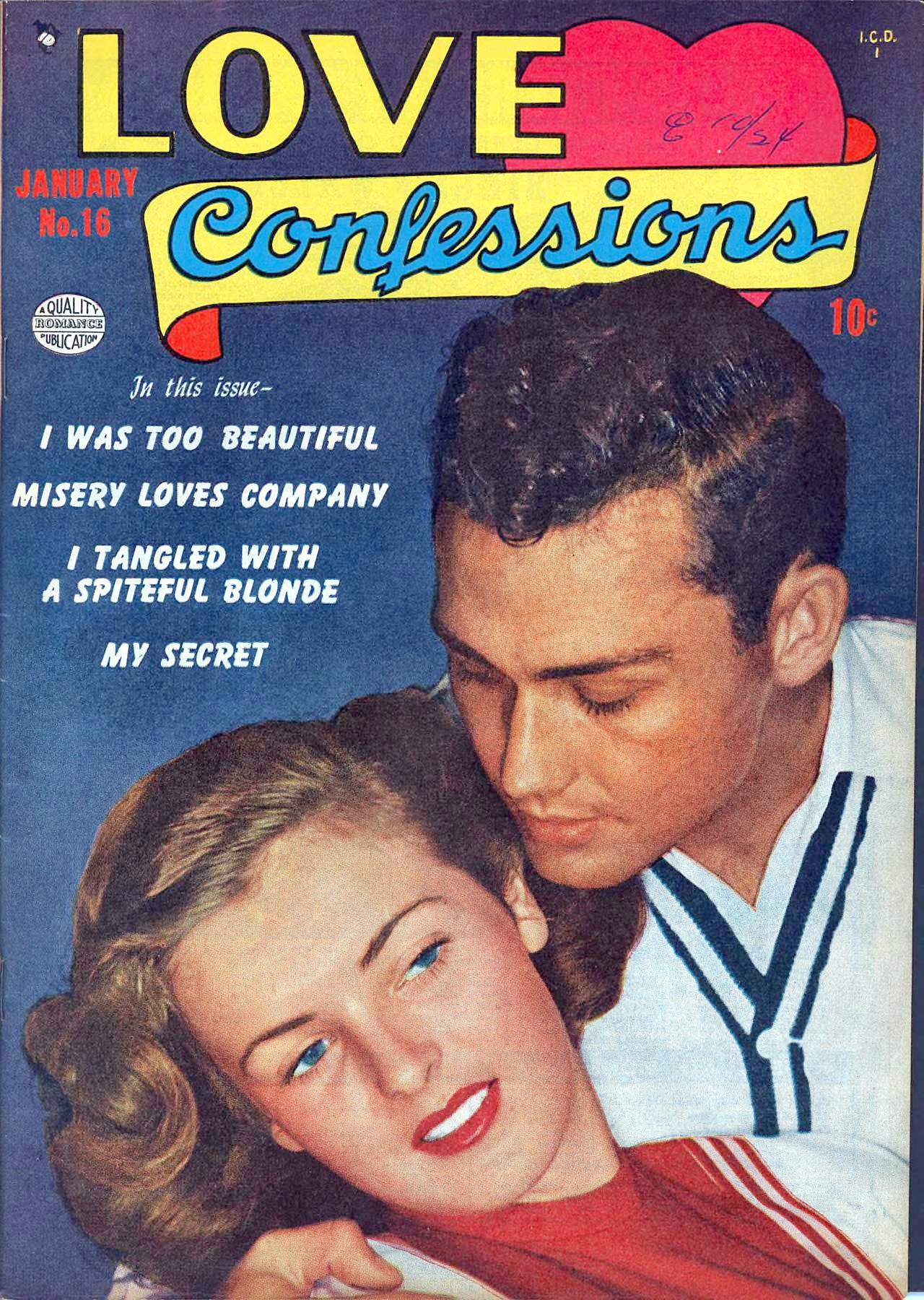 Love Confessions #16 cover