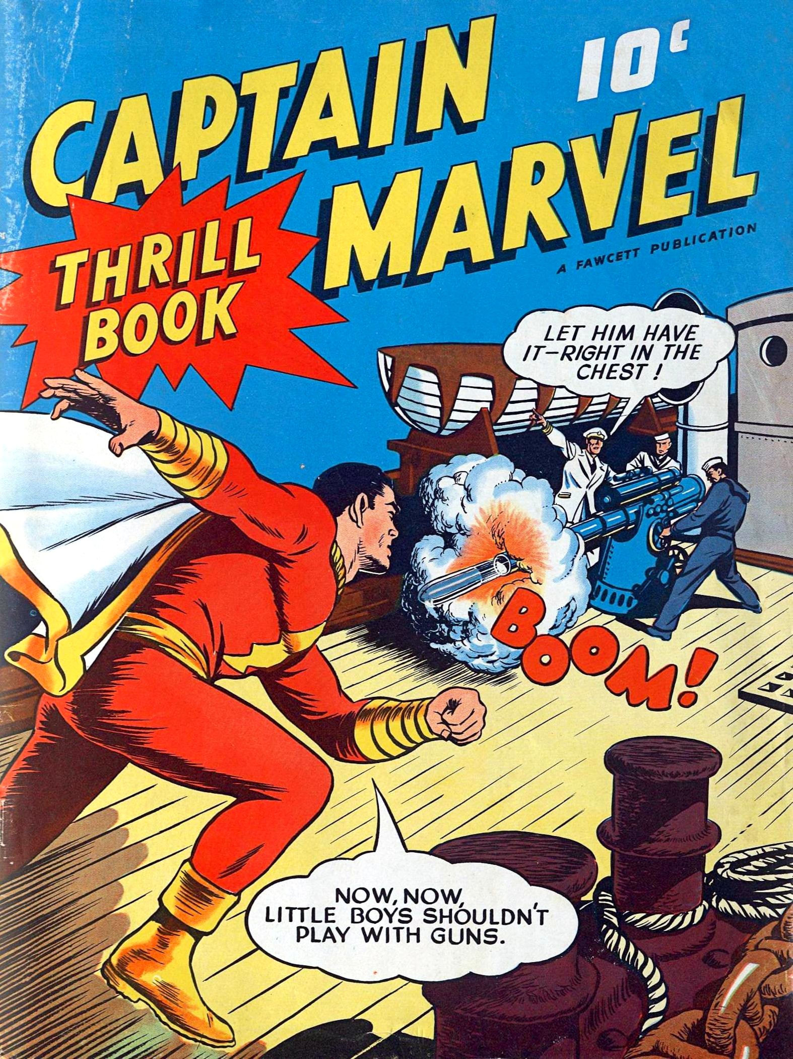 Captain Marvel Thrill Book