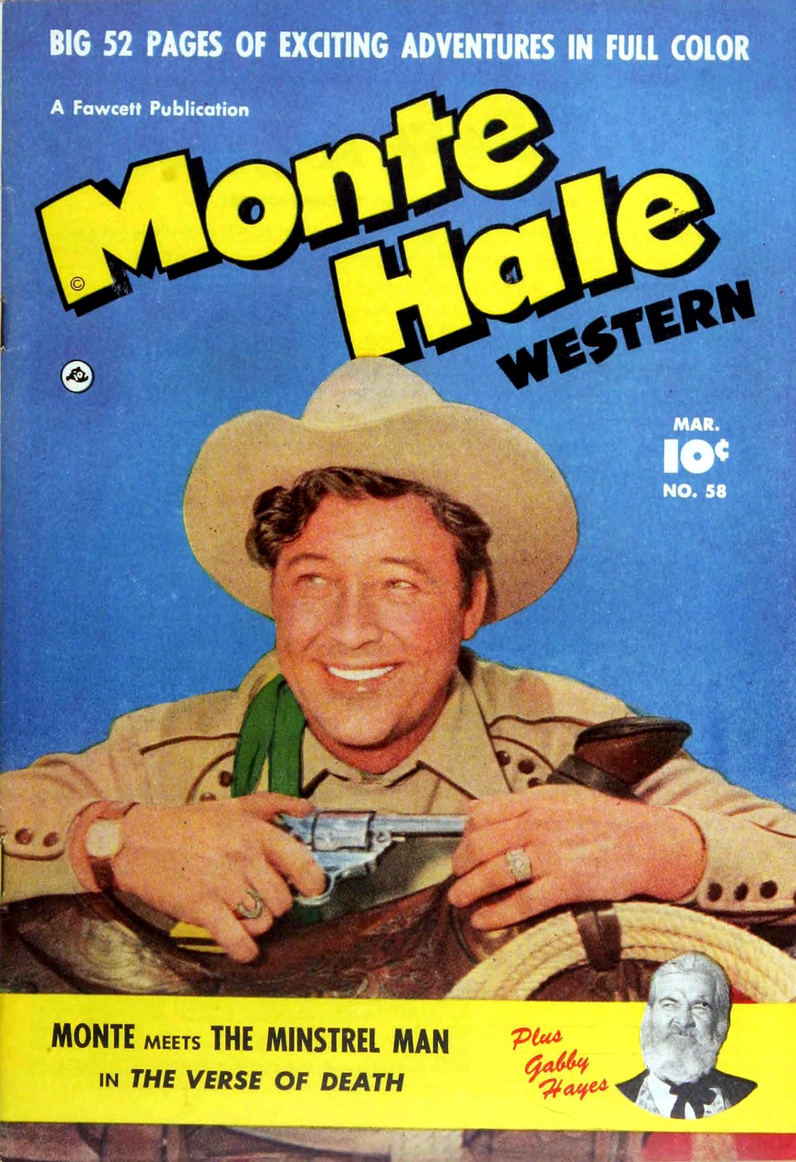 Monte Hale Western #58 cover