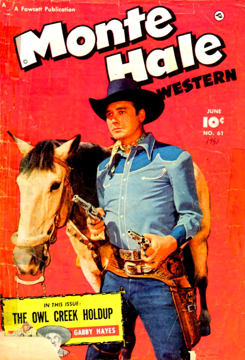 Monte Hale Western #61 cover