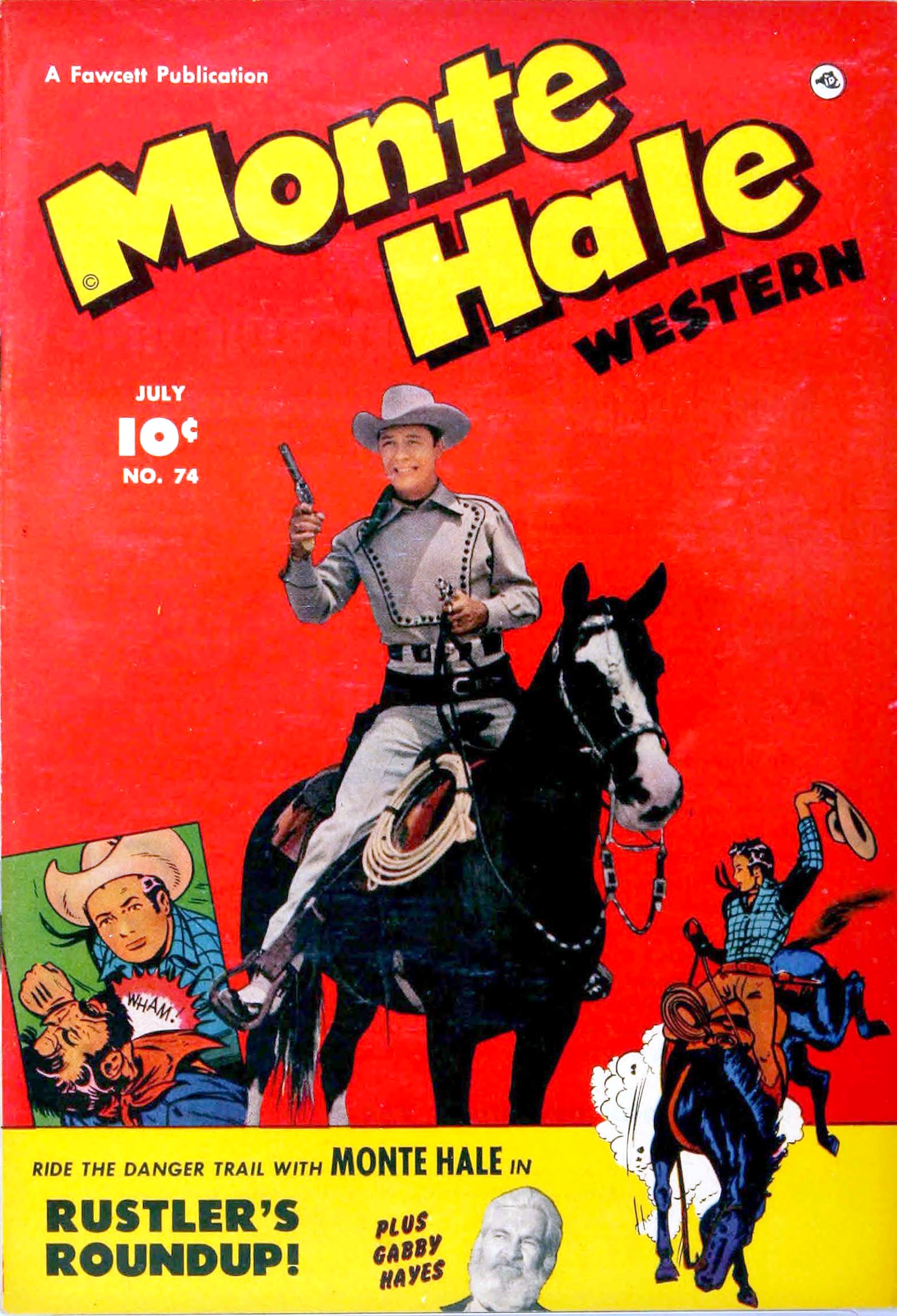 Monte Hale Western #74 cover