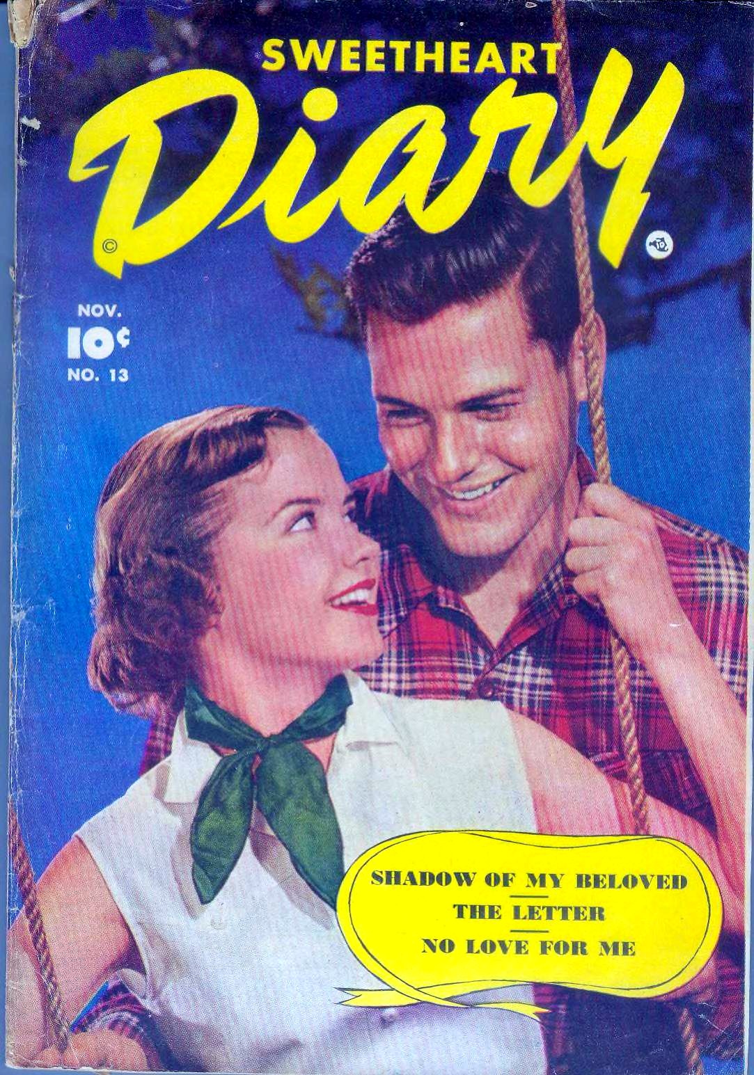 Sweetheart Diary #13 cover