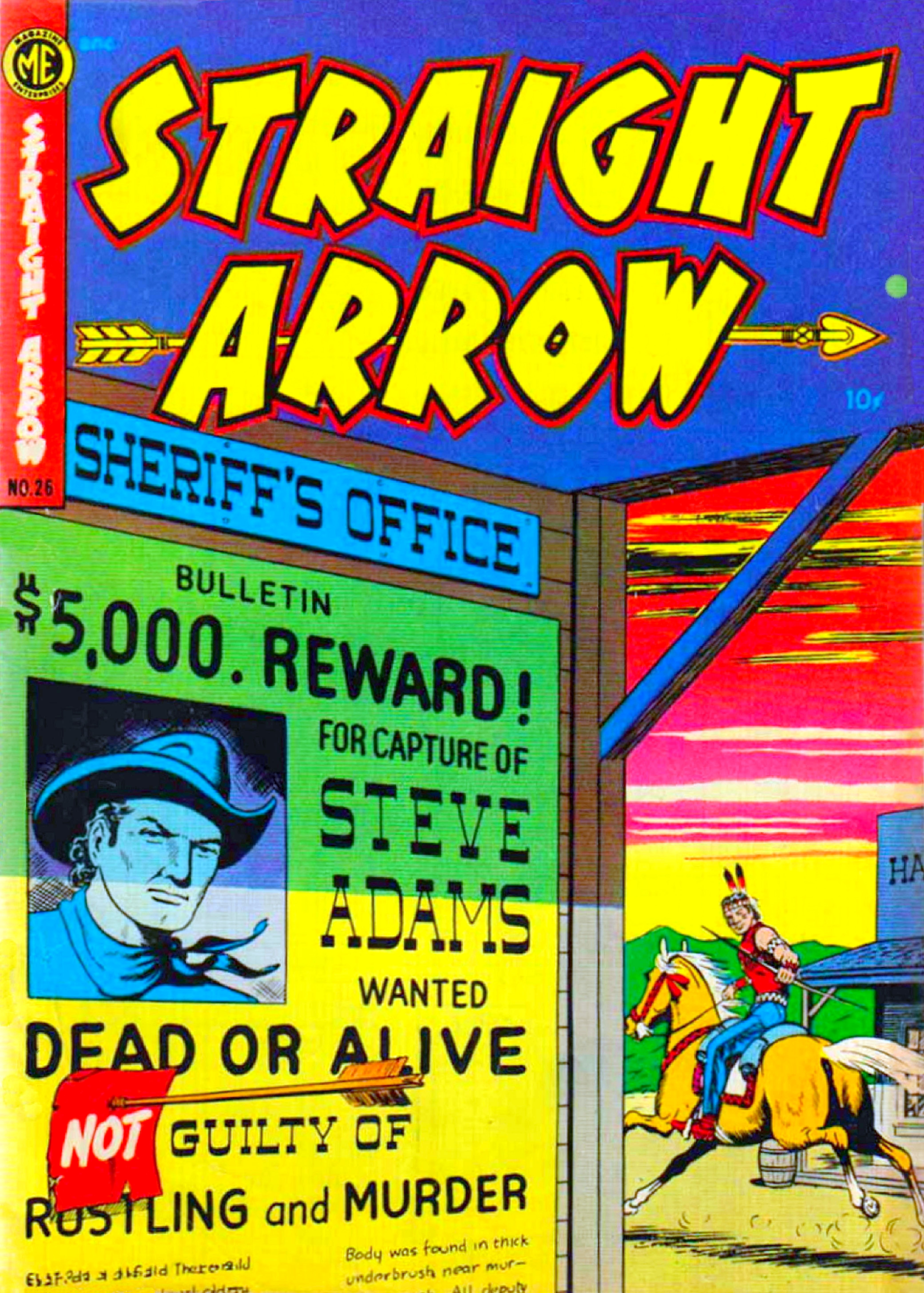 Straight Arrow #26 cover