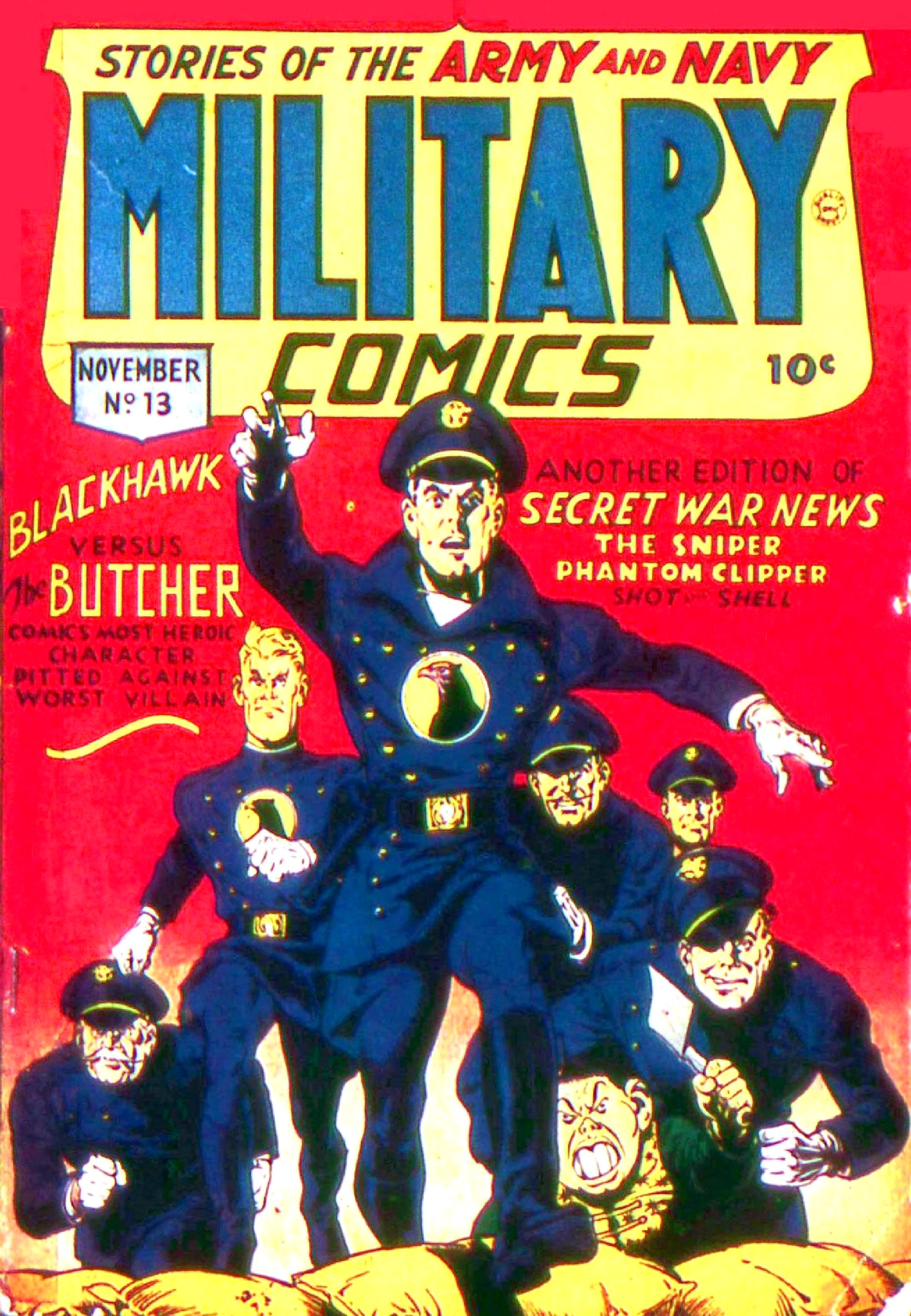 Military Comics #13 cover
