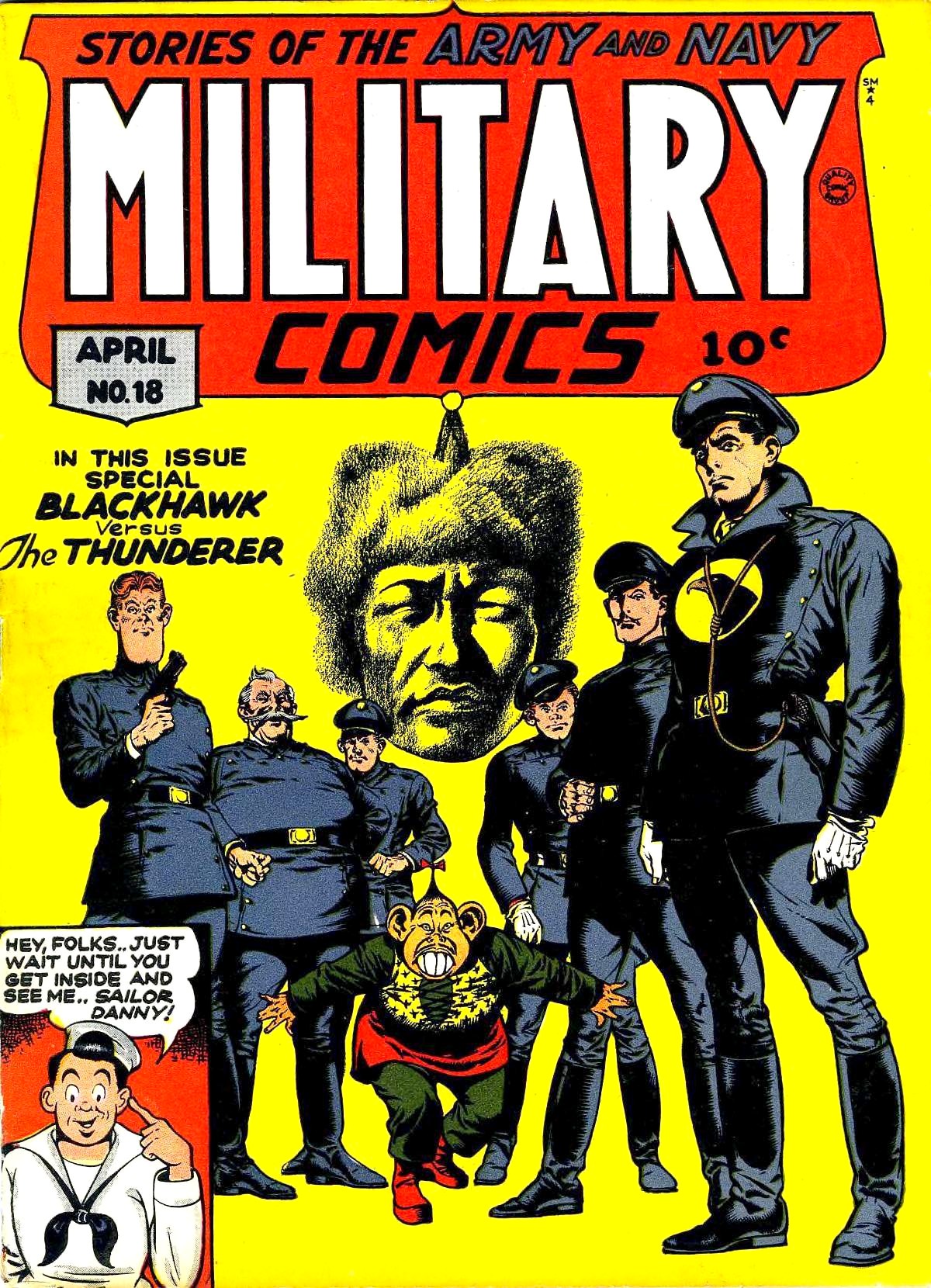 Military Comics #18 cover