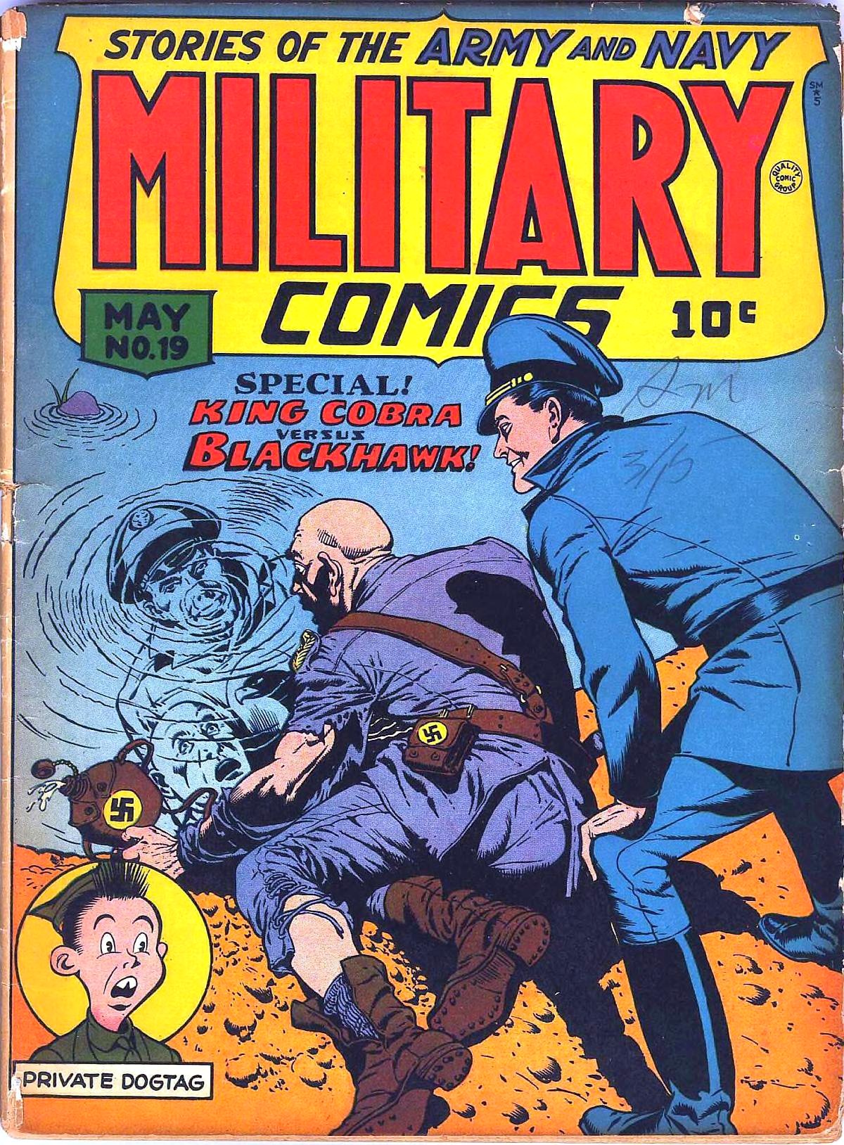 Military Comics #19 cover