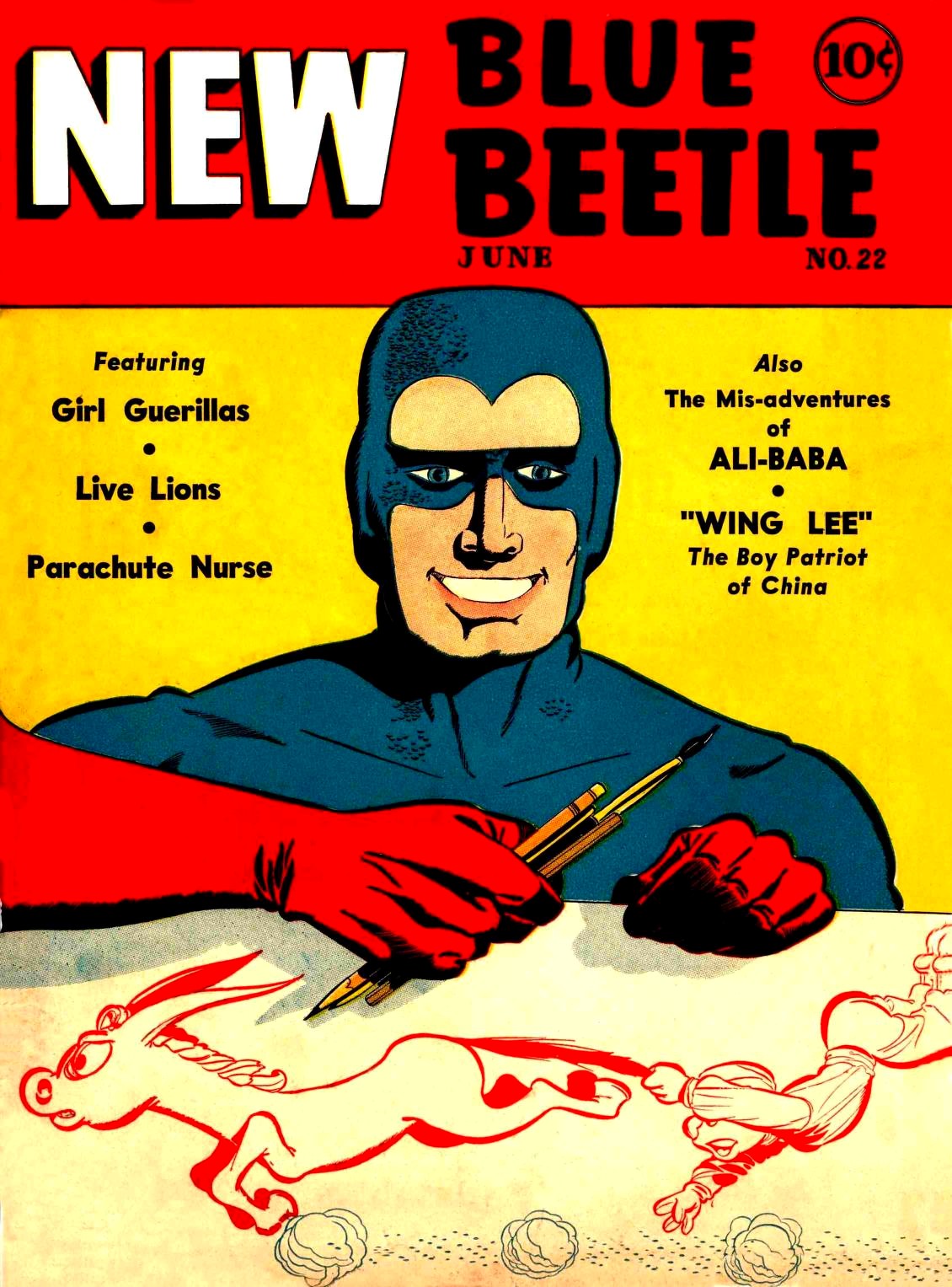 Blue Beetle #22 cover