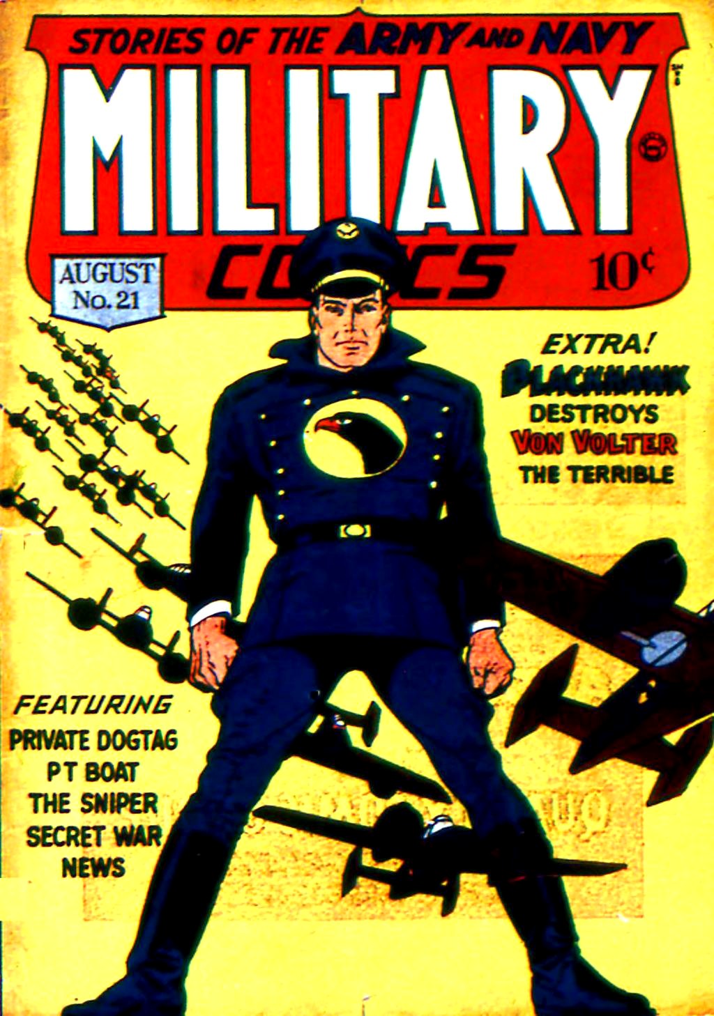 Military Comics #21 cover