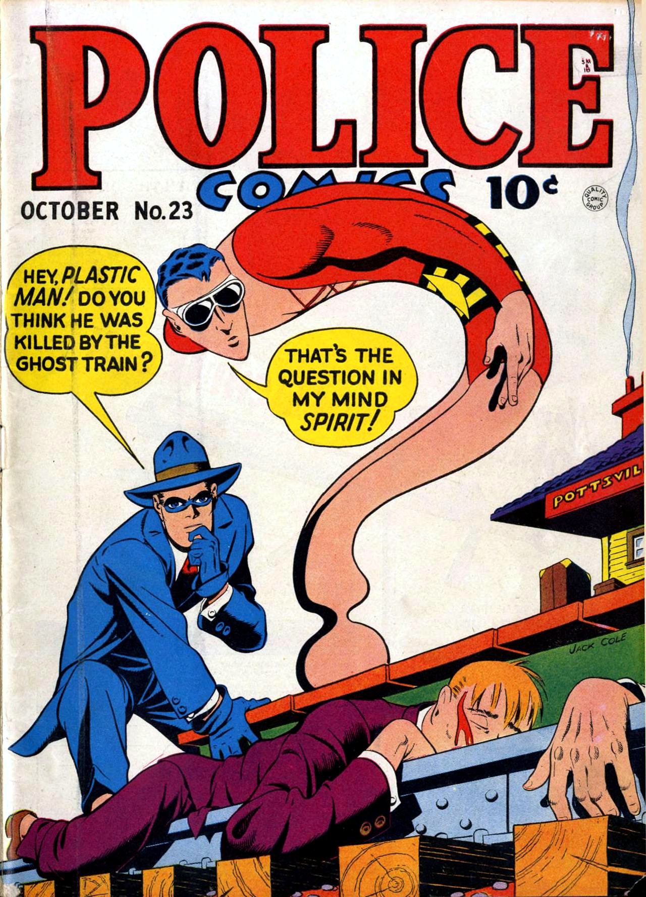 Police Comics #23 cover