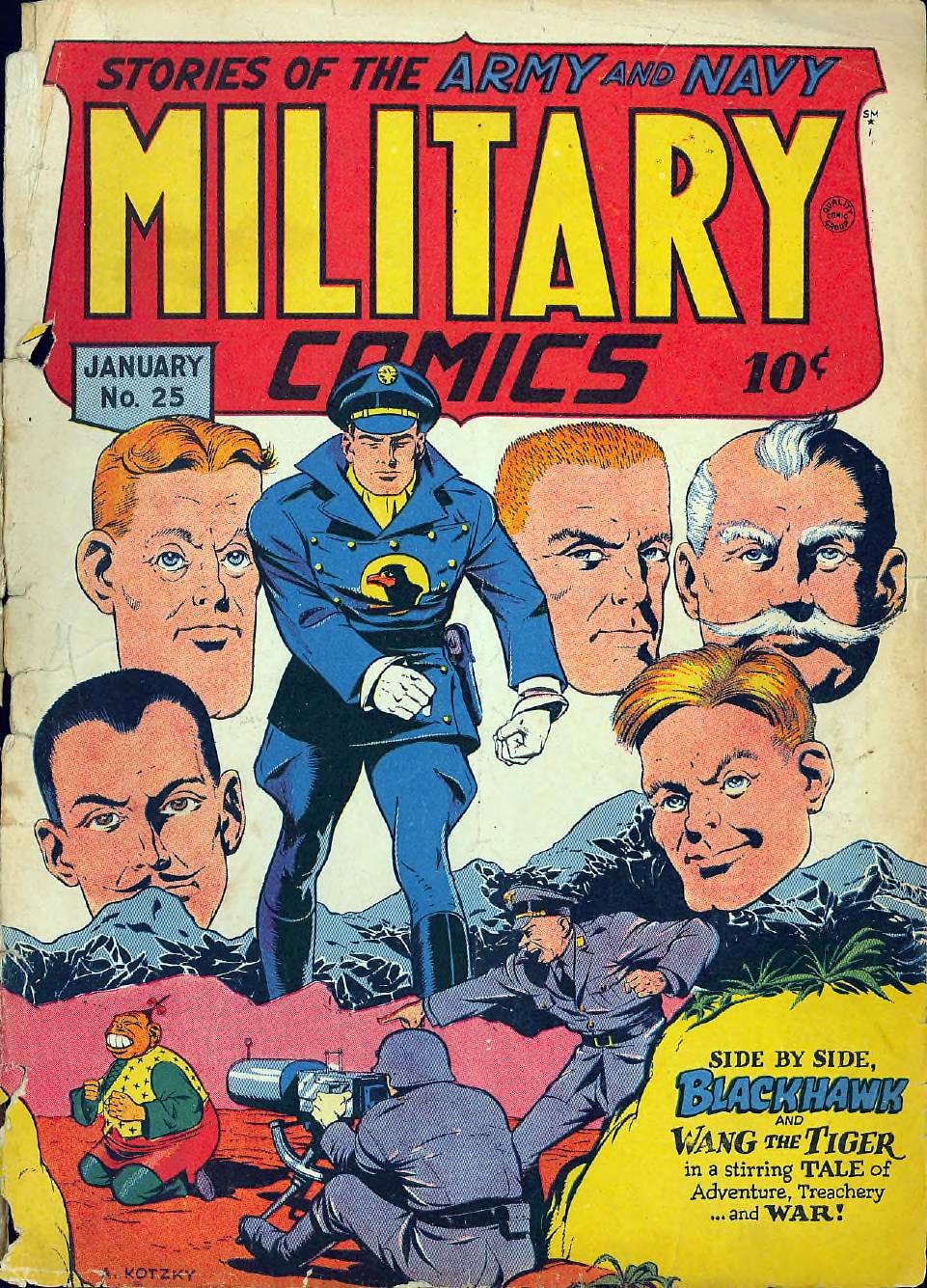 Military Comics #25 cover