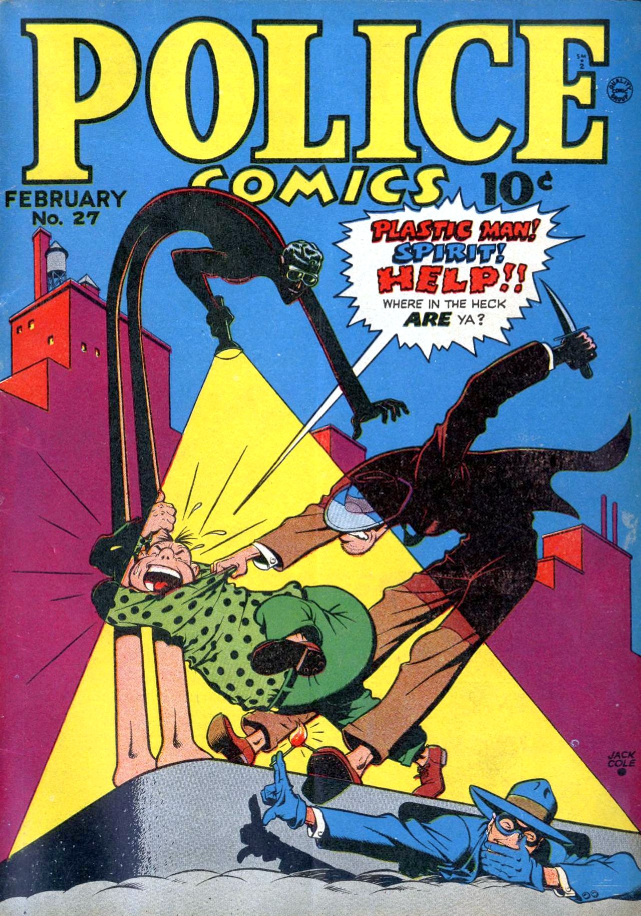 Police Comics #27 cover