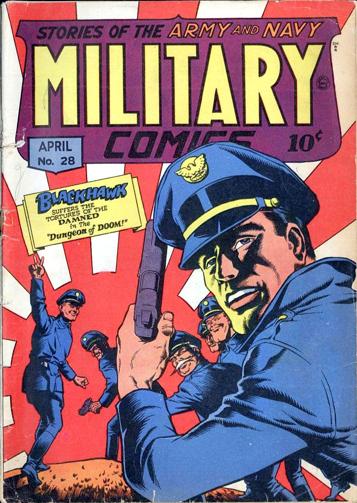 Military Comics #28 cover