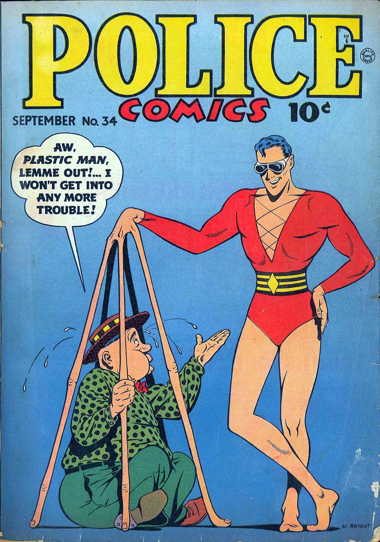 Police Comics #34 cover