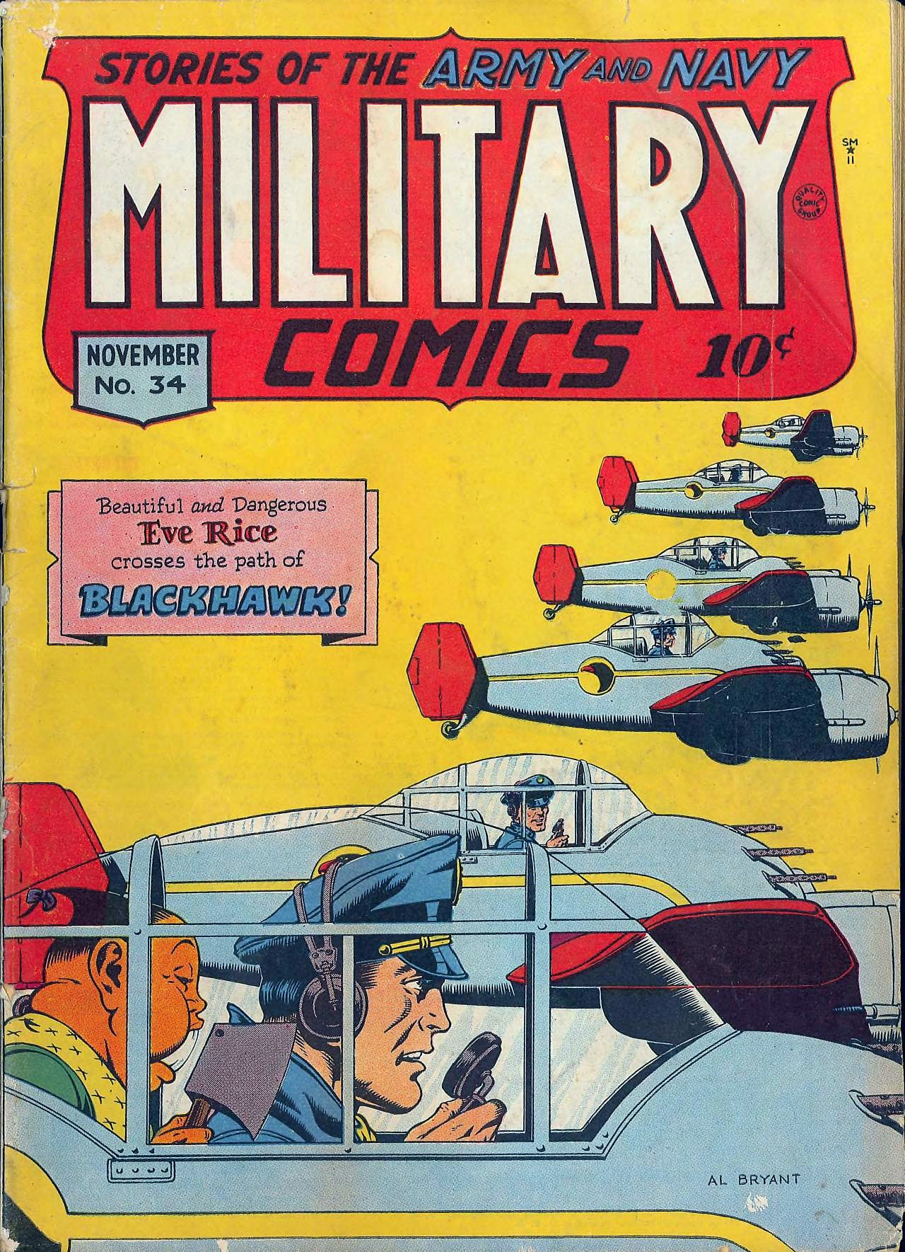 Military Comics #34 cover