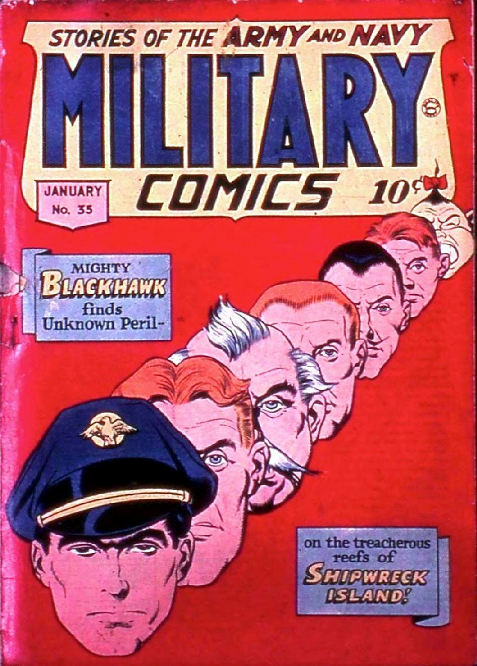 Military Comics #35 cover