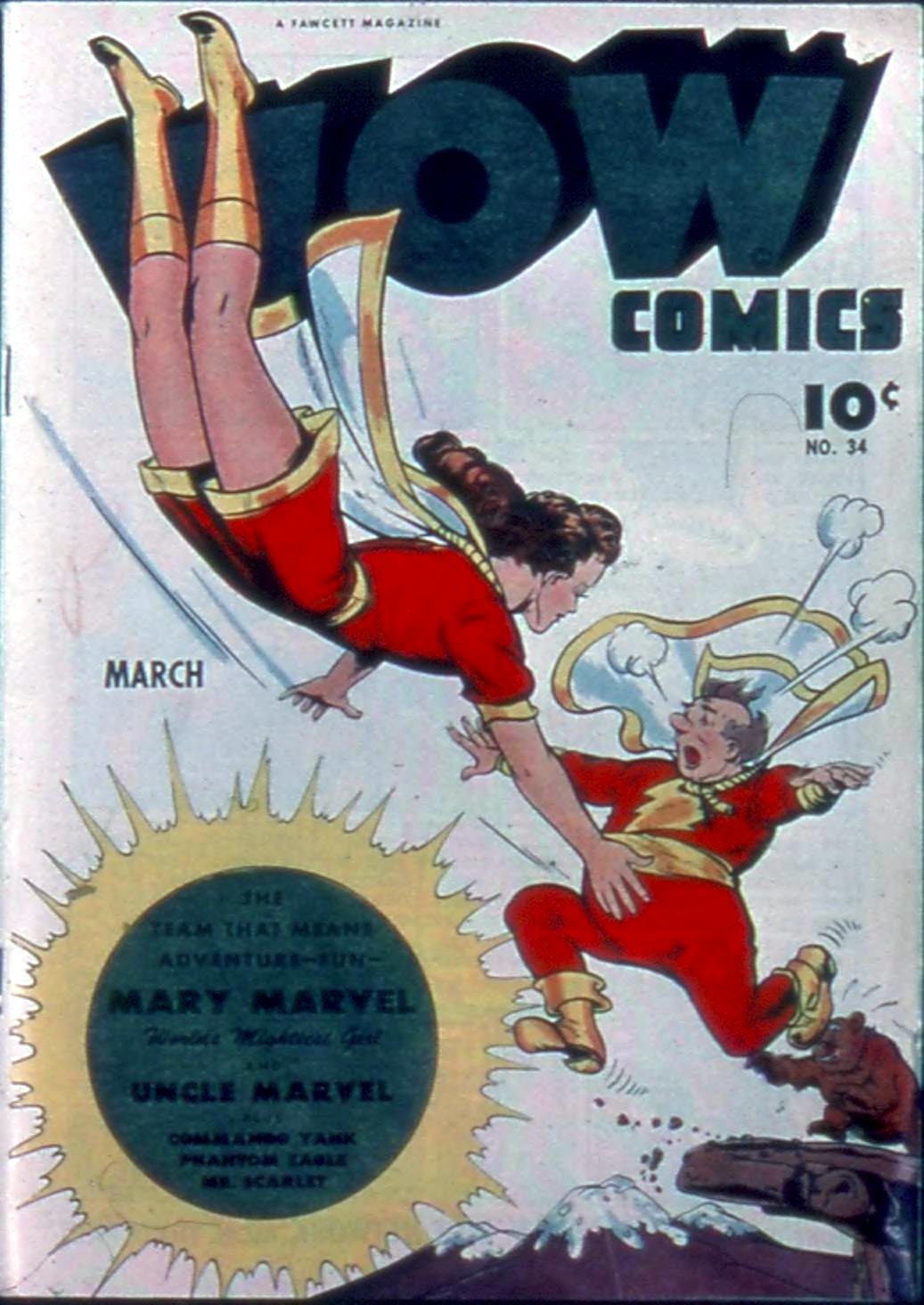 Wow Comics #34 cover