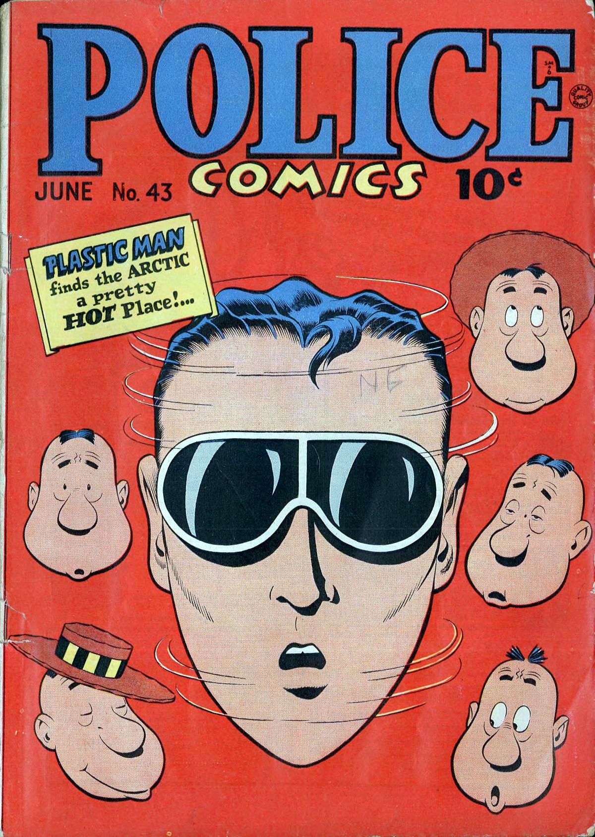 Police Comics #43 cover