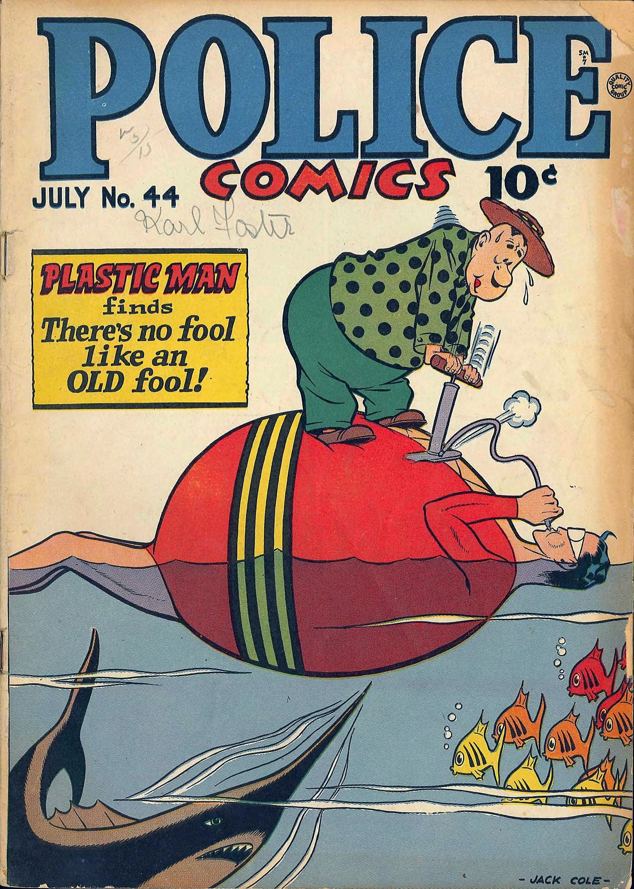 Police Comics #44 cover