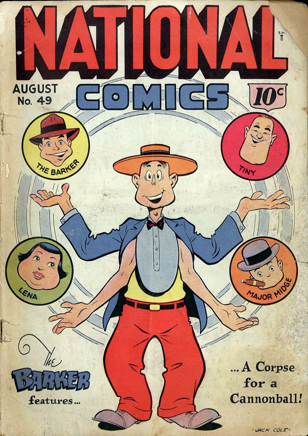 National Comics #49 cover