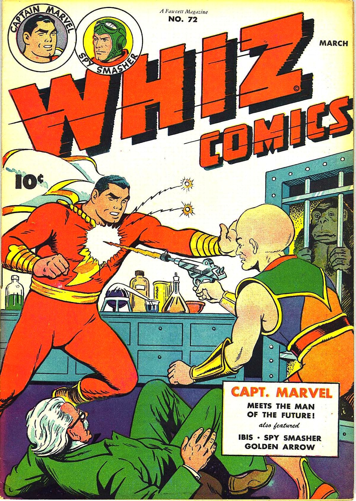 Whiz Comics #72 cover