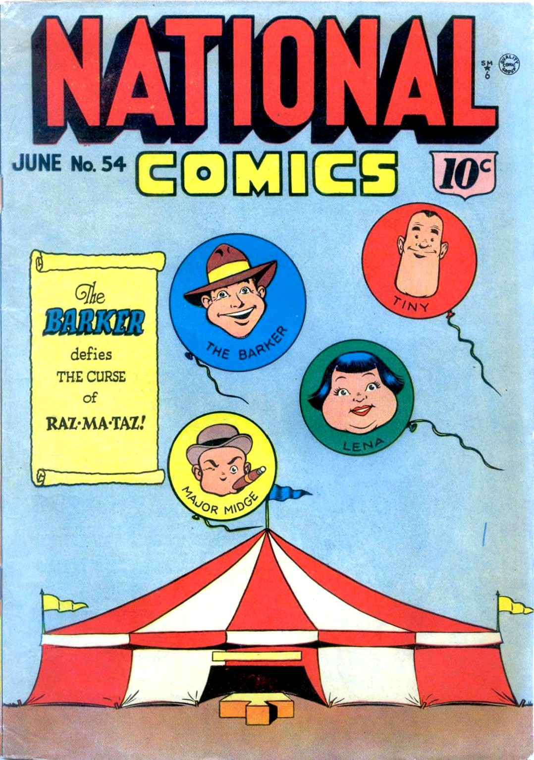 National Comics #54 cover