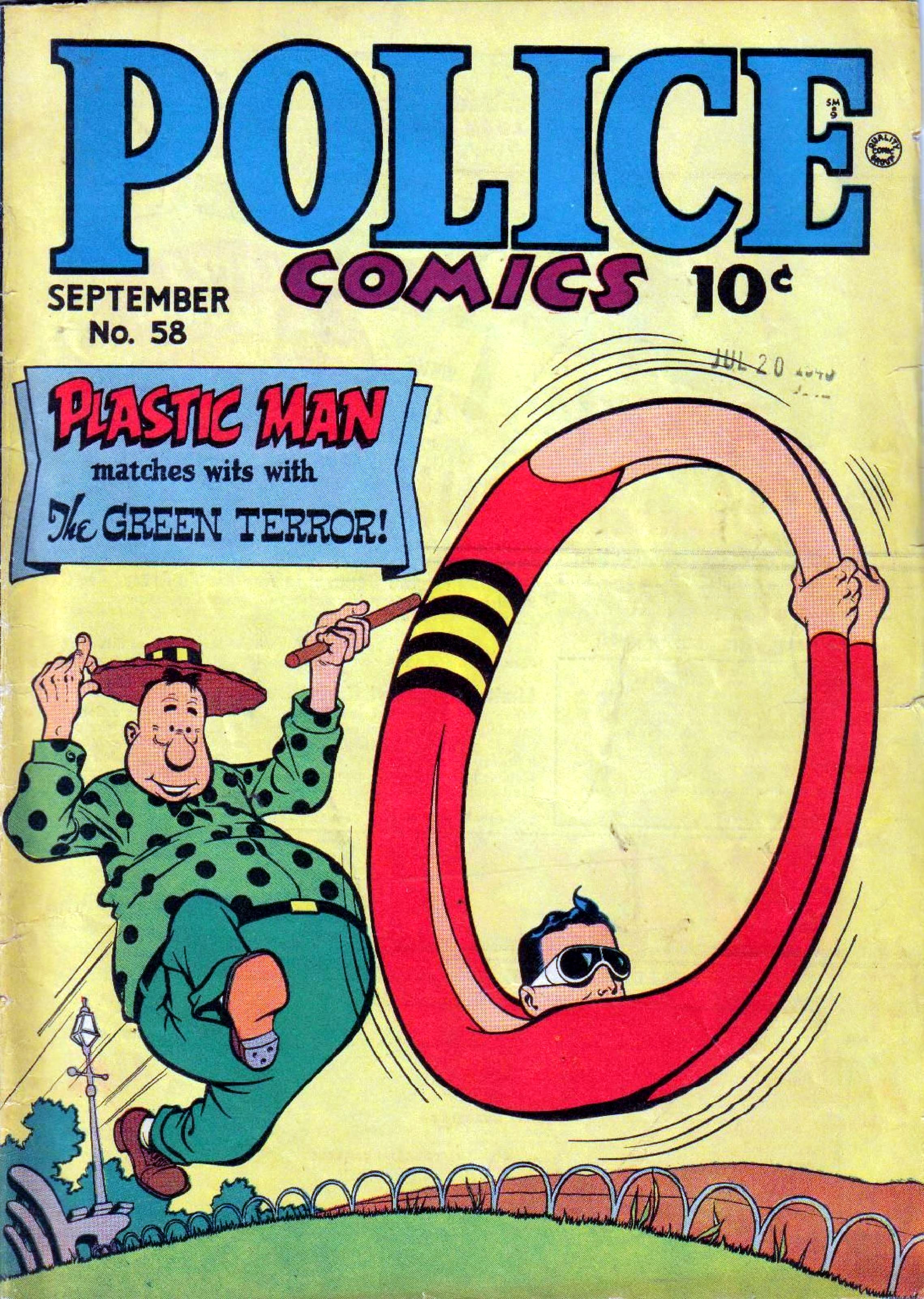 Police Comics #58 cover