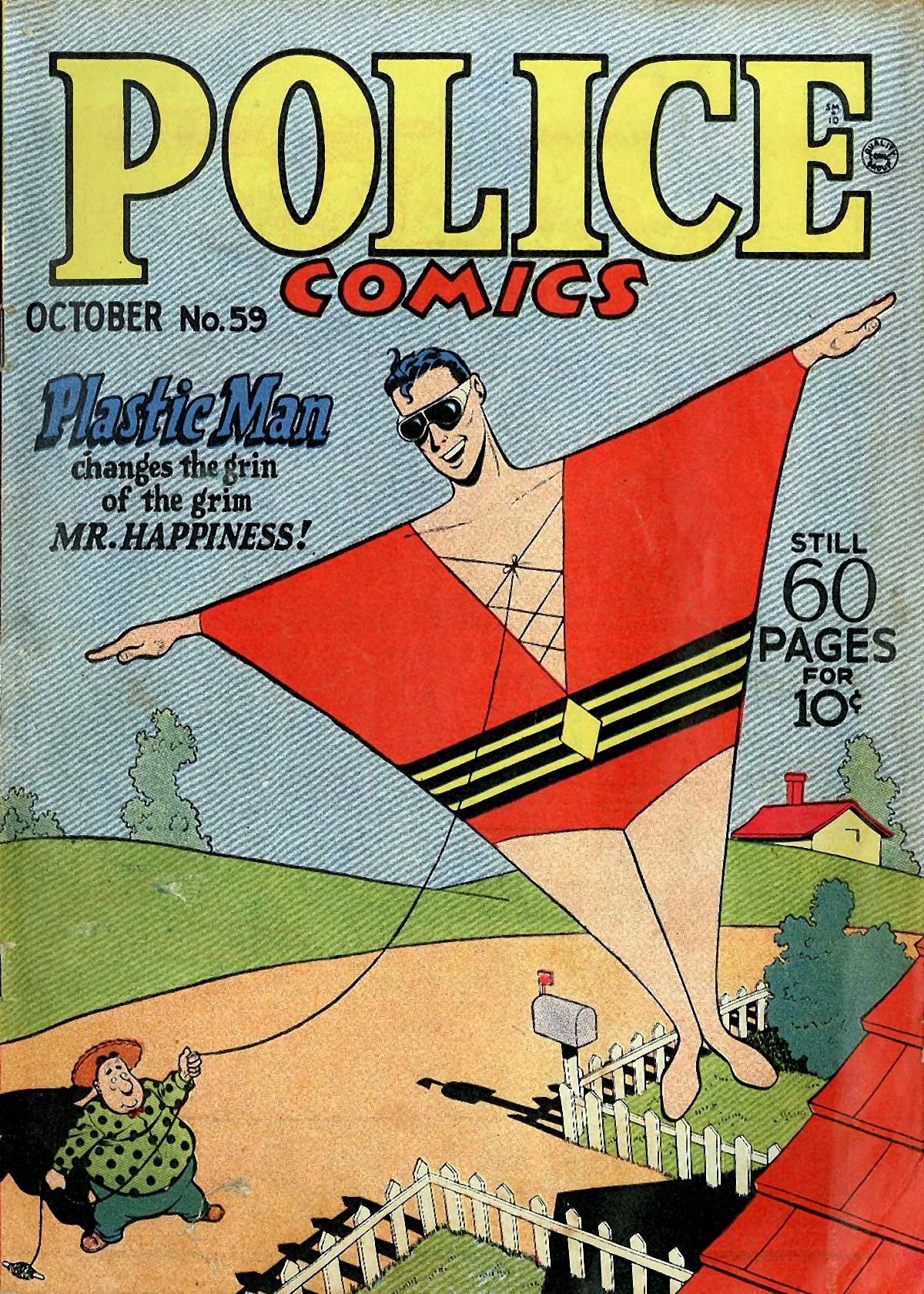 Police Comics #59 cover