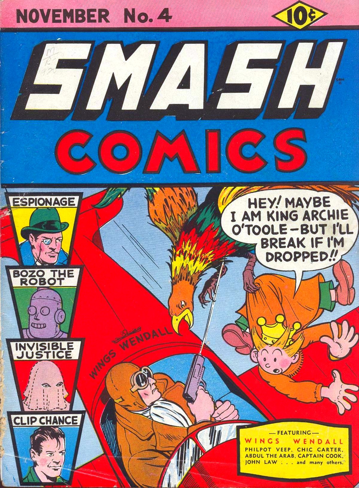 Smash Comics #4 cover