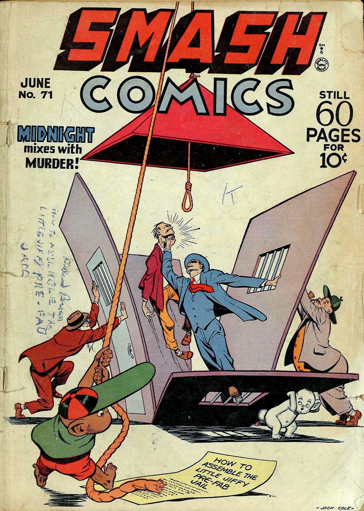 Smash Comics #71 cover