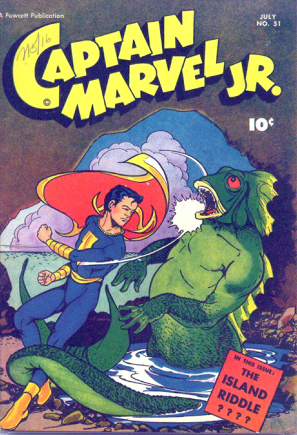 Captain Marvel Jr. #51 cover