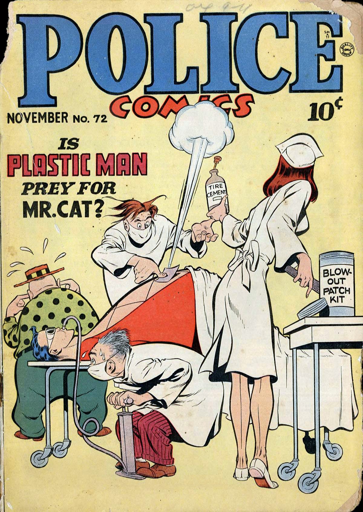 Police Comics #72 cover