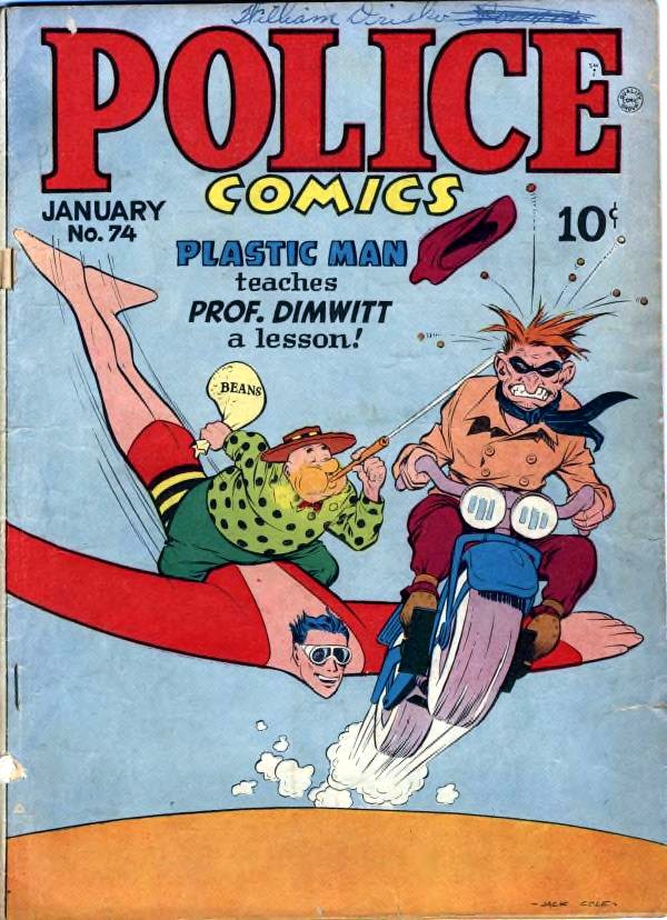Police Comics #74 cover