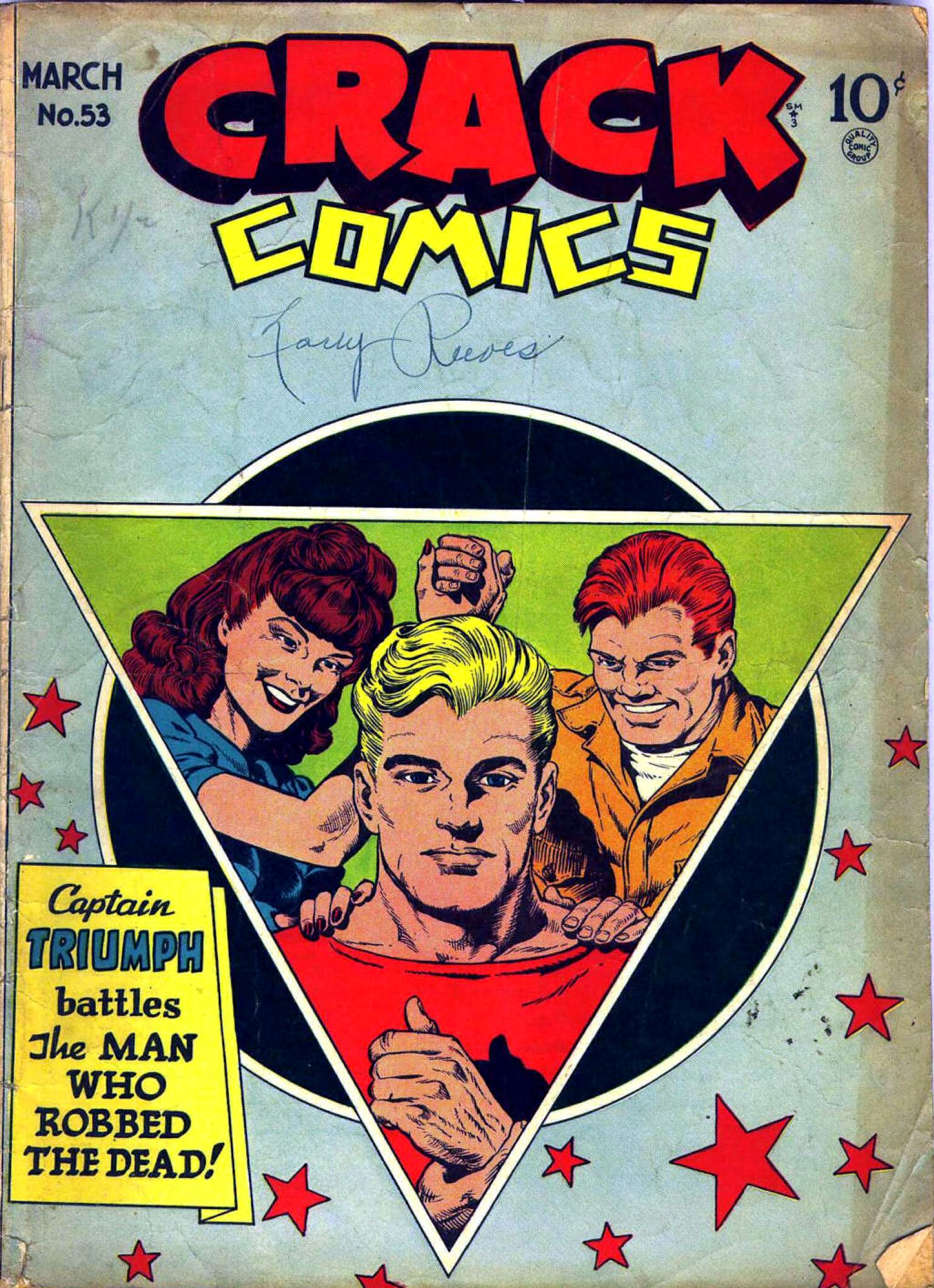 Crack Comics #53 cover