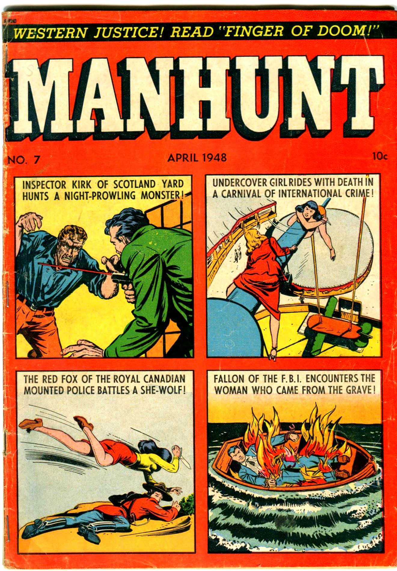 Manhunt #7 cover