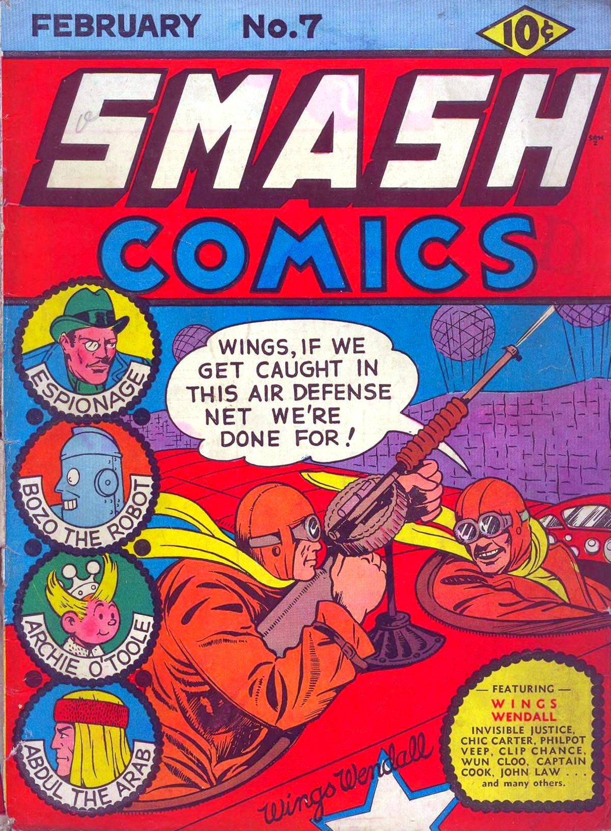 Smash Comics #7 cover