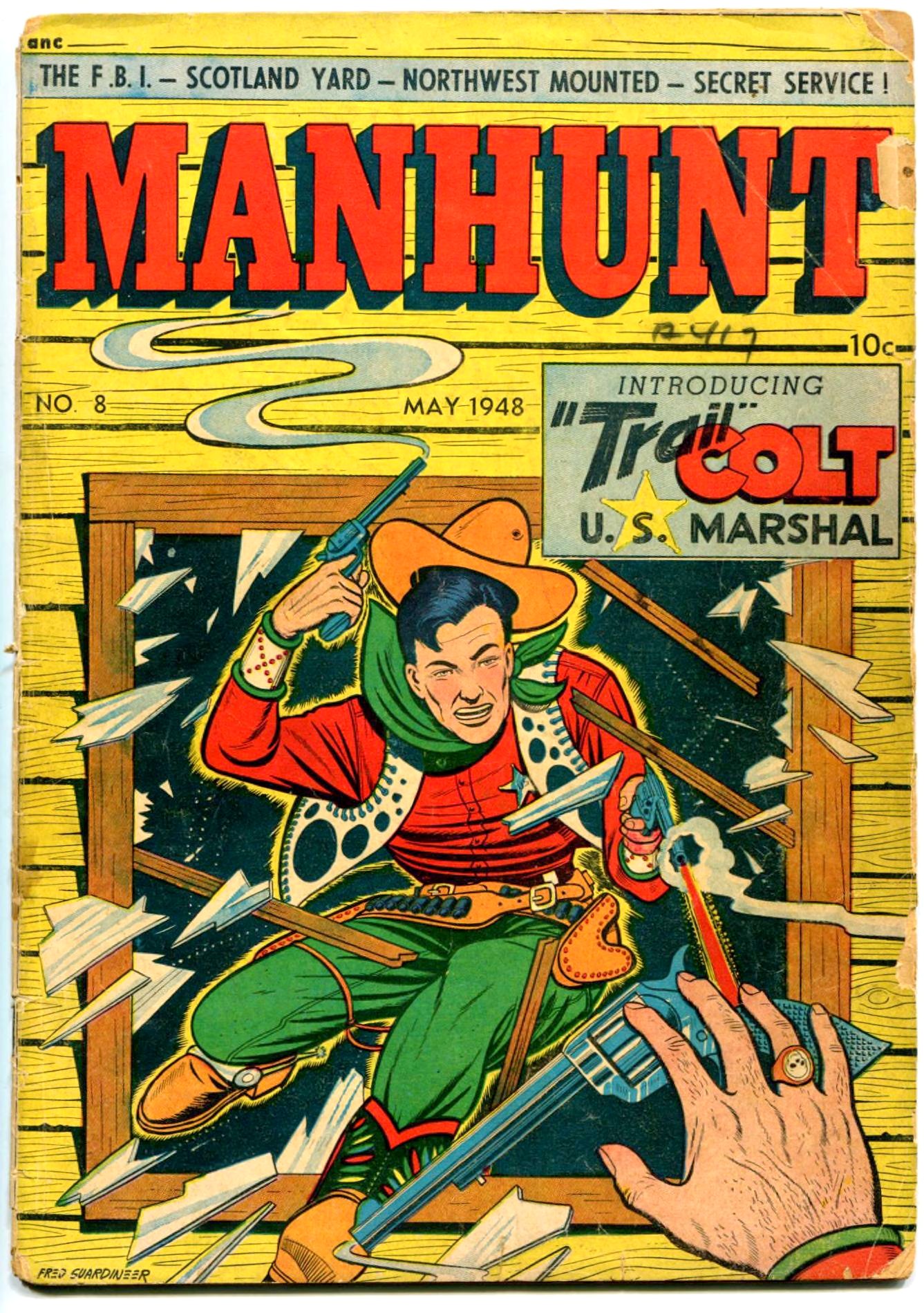 Manhunt #8 cover