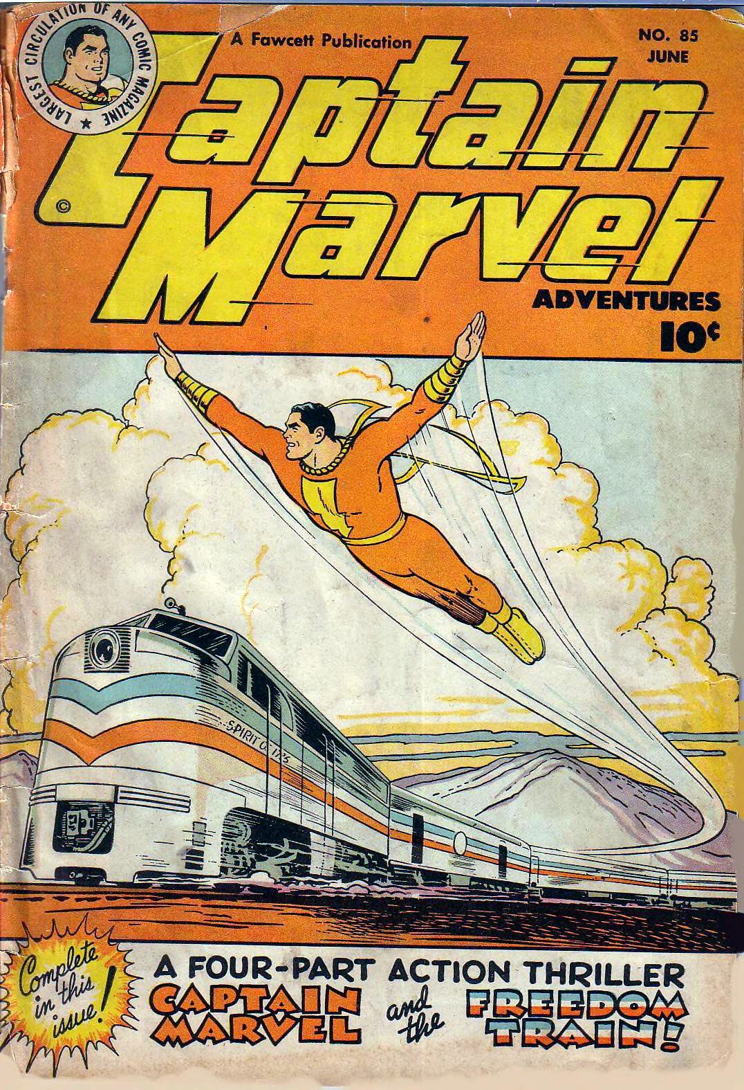 Captain Marvel Adventures #85 cover