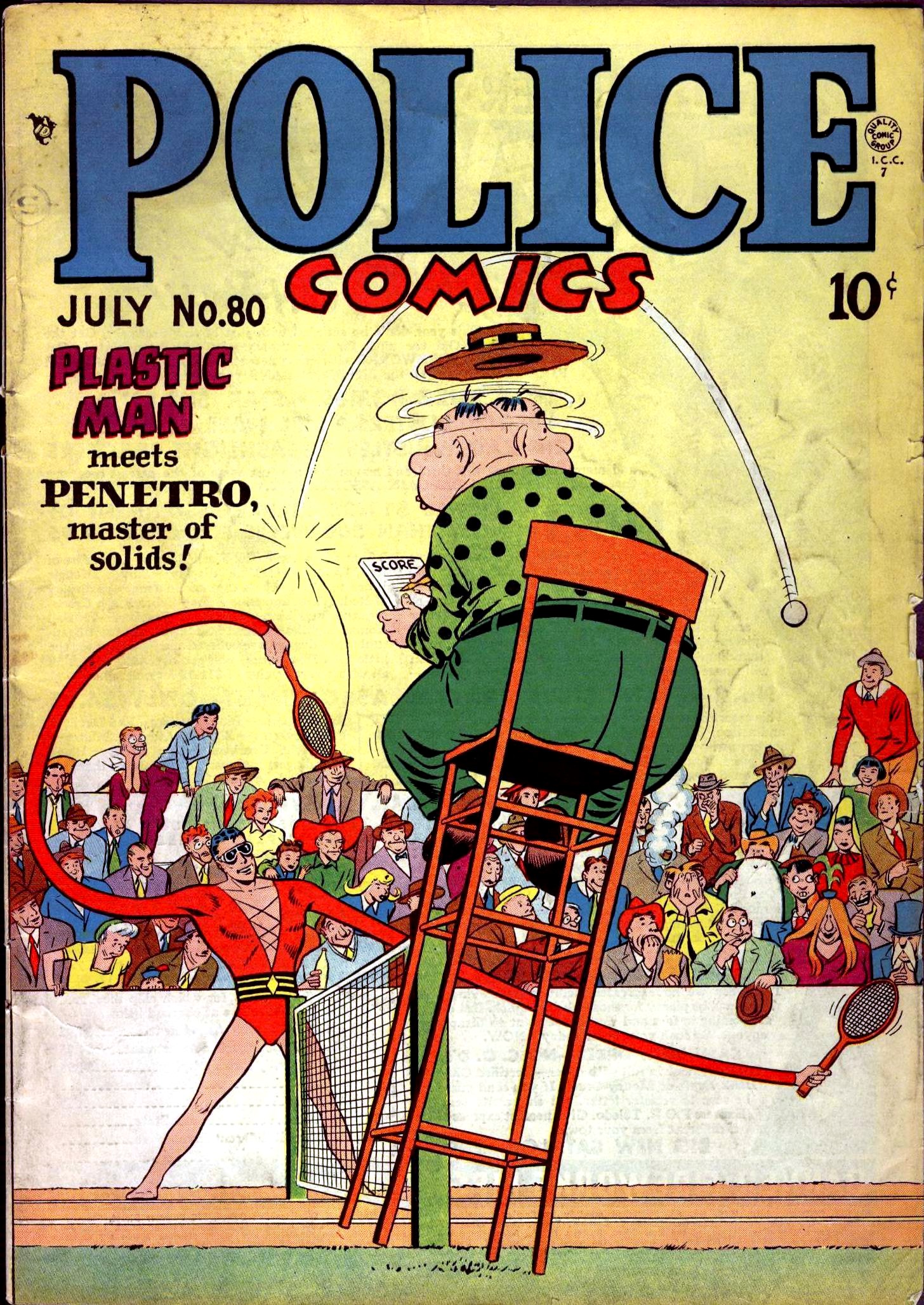 Police Comics #80 cover