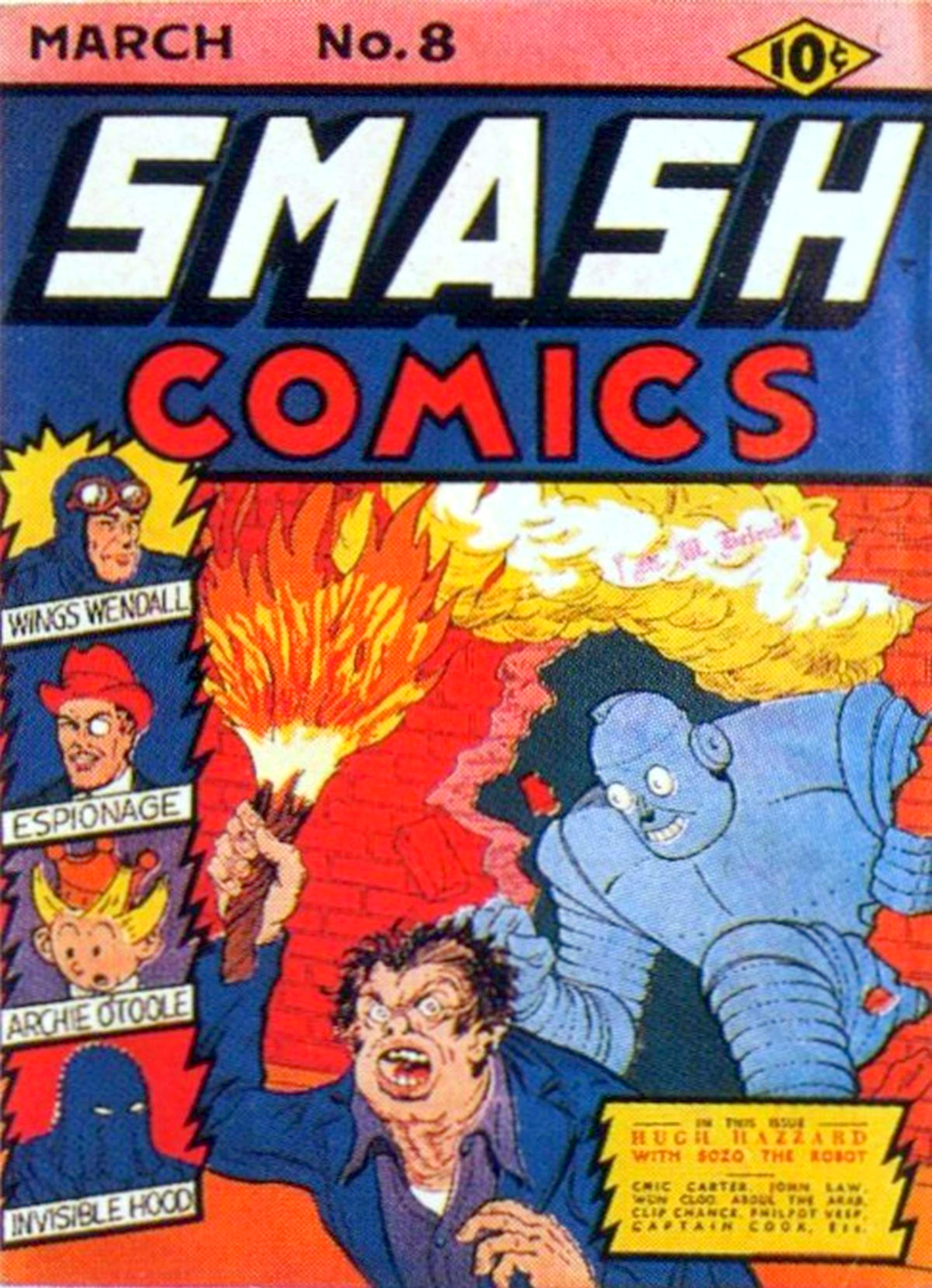 Smash Comics #8 cover
