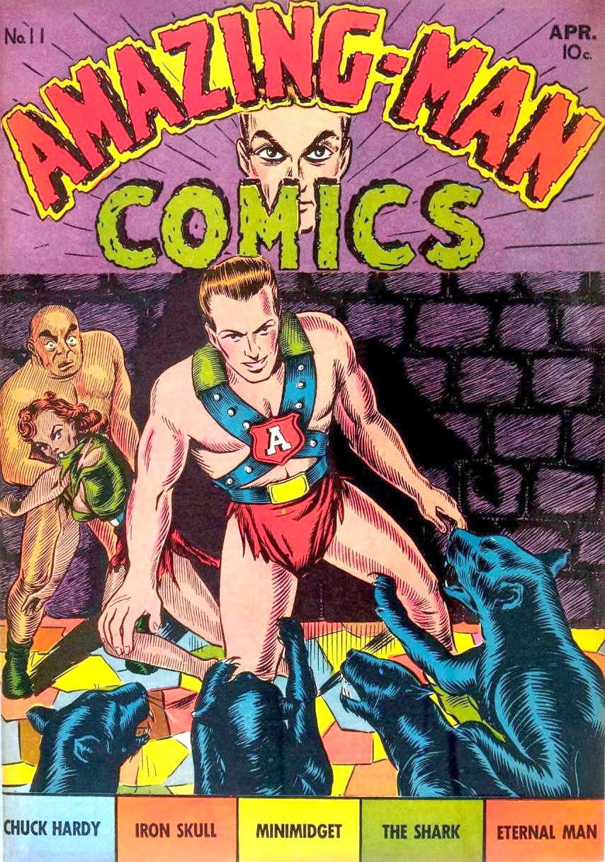 Amazing Man Comics #11 cover