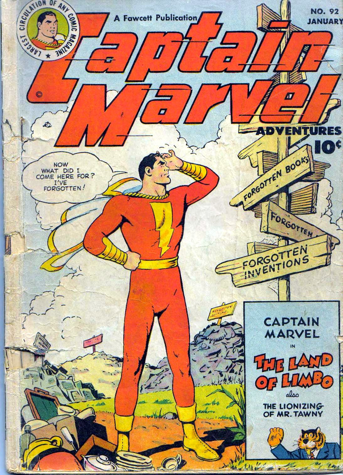 Captain Marvel Adventures #92 cover