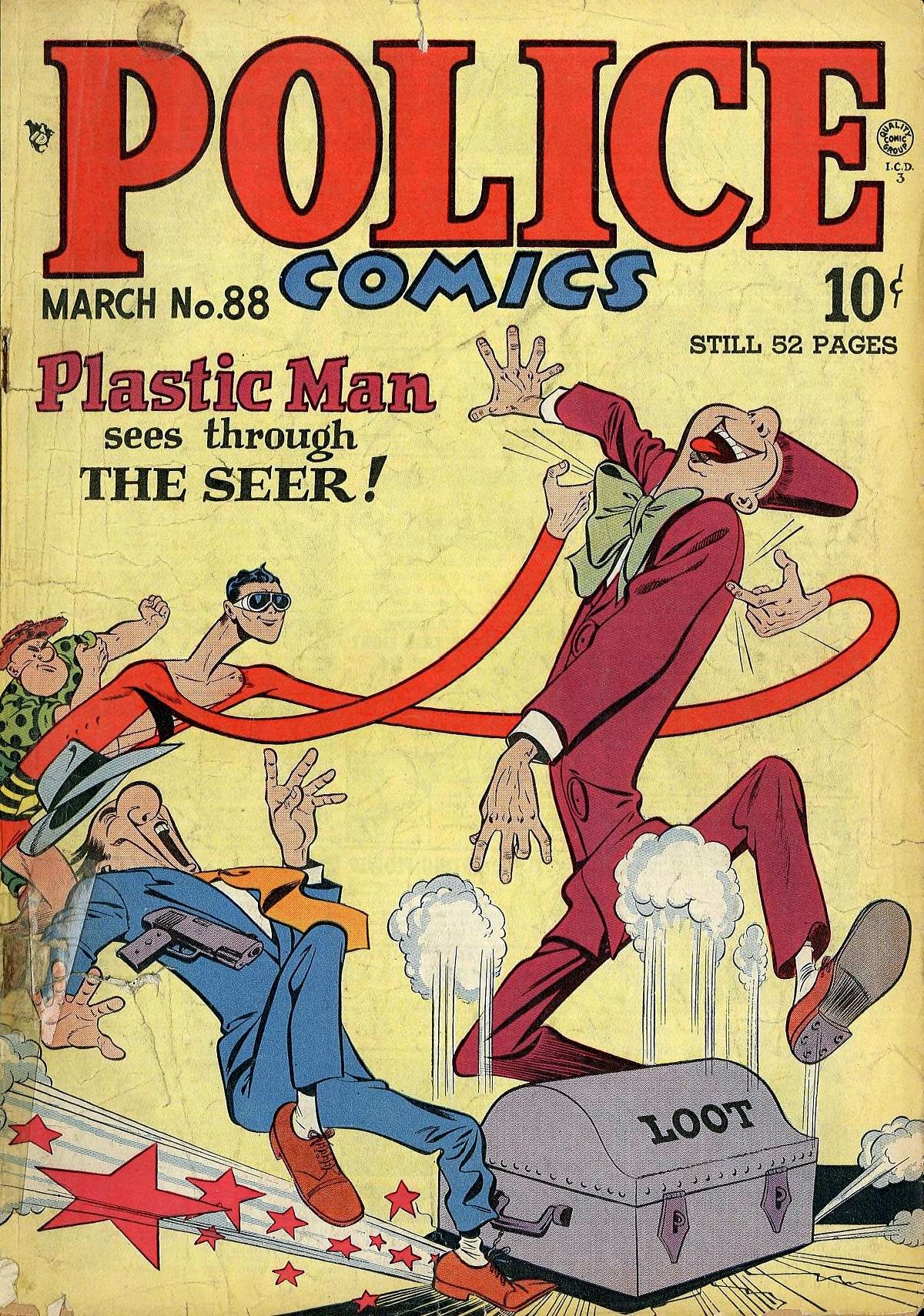 Police Comics #88 cover