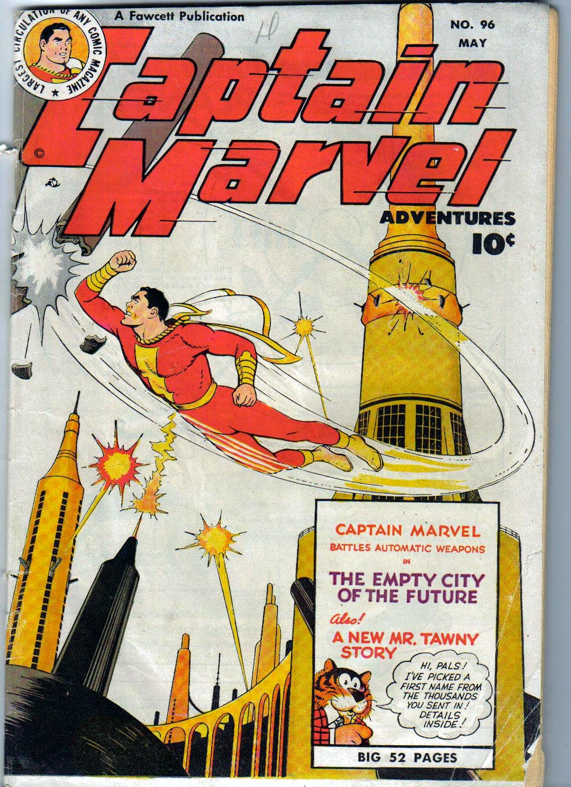 Captain Marvel Adventures #96 cover