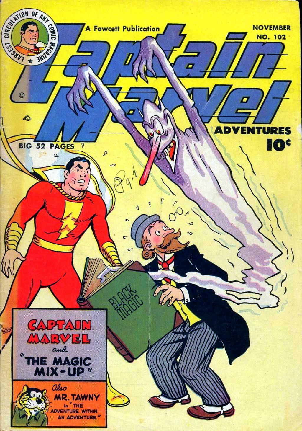 Captain Marvel Adventures #102 cover