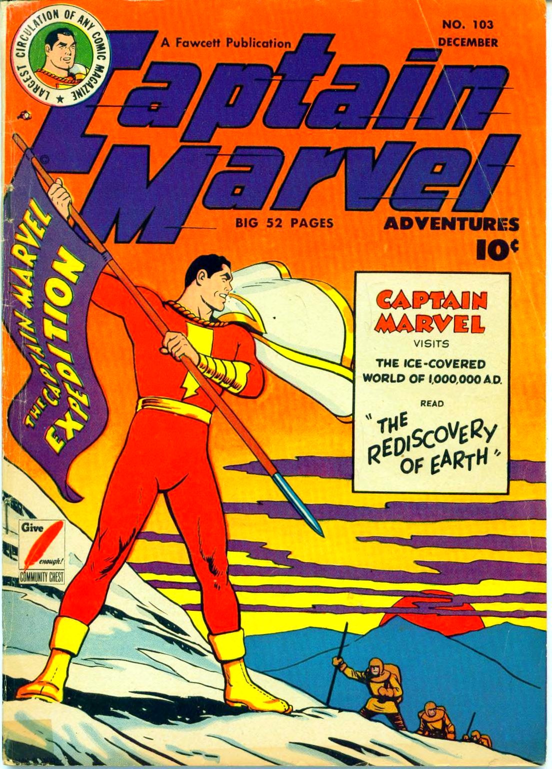 Captain Marvel Adventures #103 cover