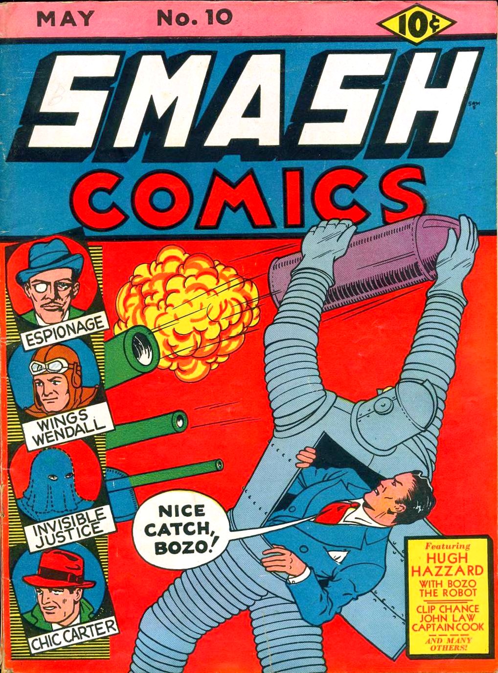 Smash Comics #10 cover