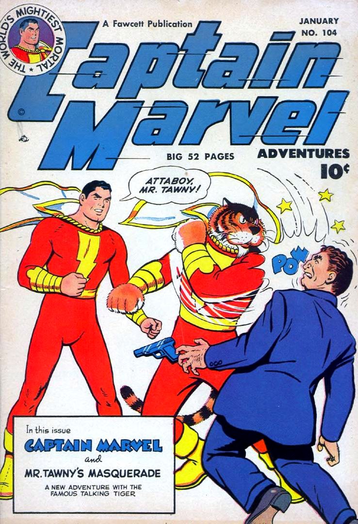Captain Marvel Adventures #104 cover